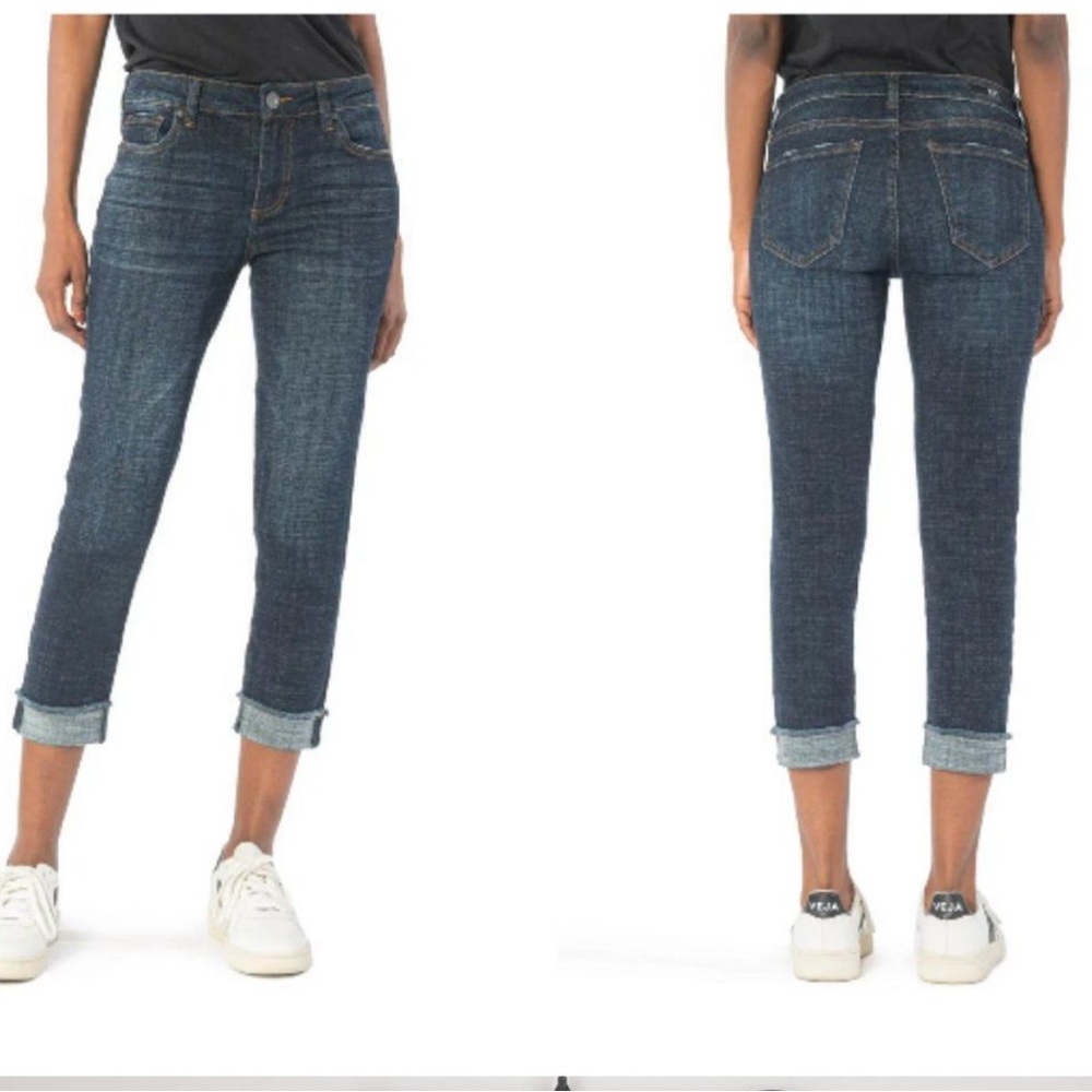 Kut from the Kloth |Amy Crop Straight Leg Capri, sz.8
